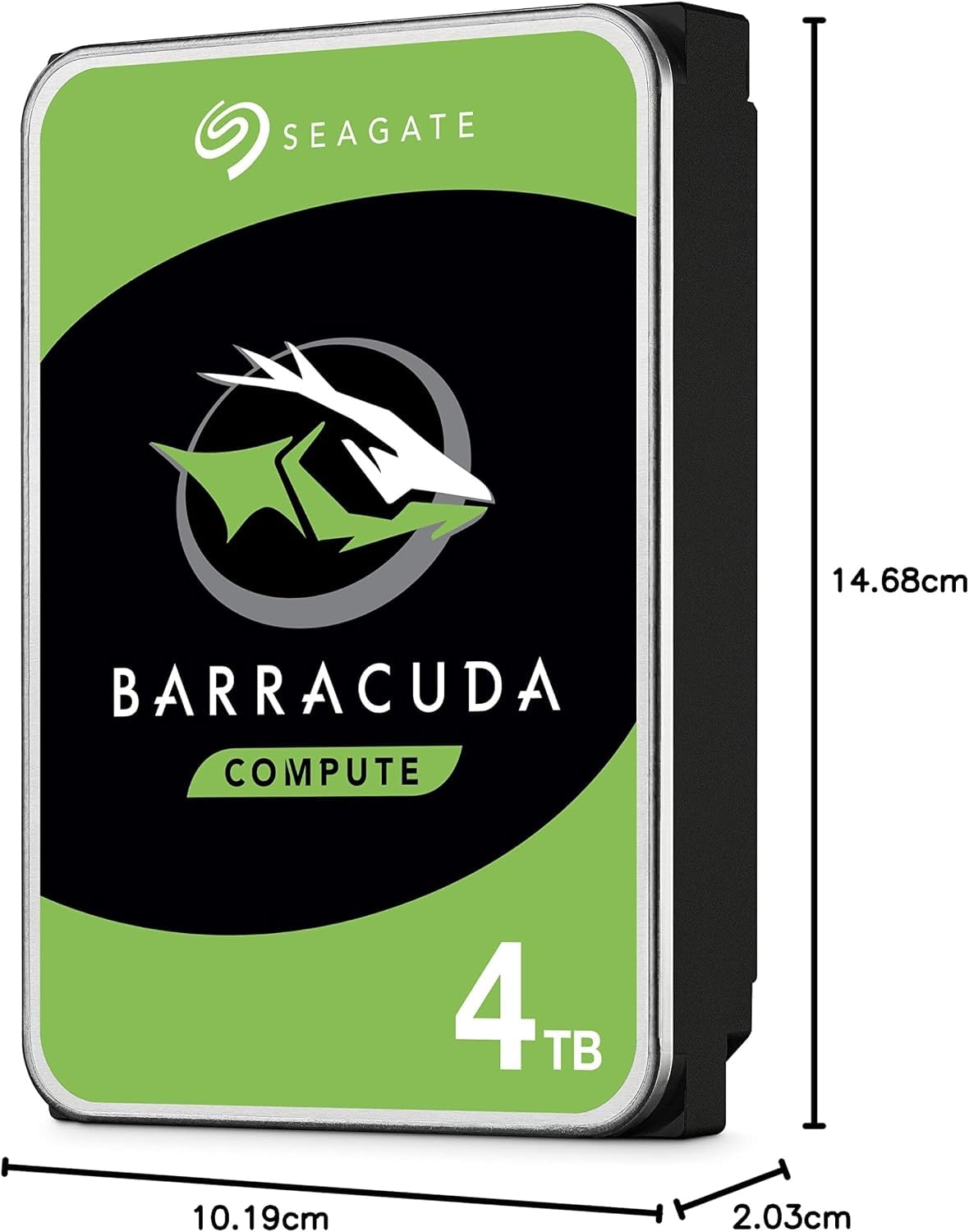 Seagate BarraCuda 4TB Internal Hard Drive HDD - 3.5 Inch Sata 6 Gb